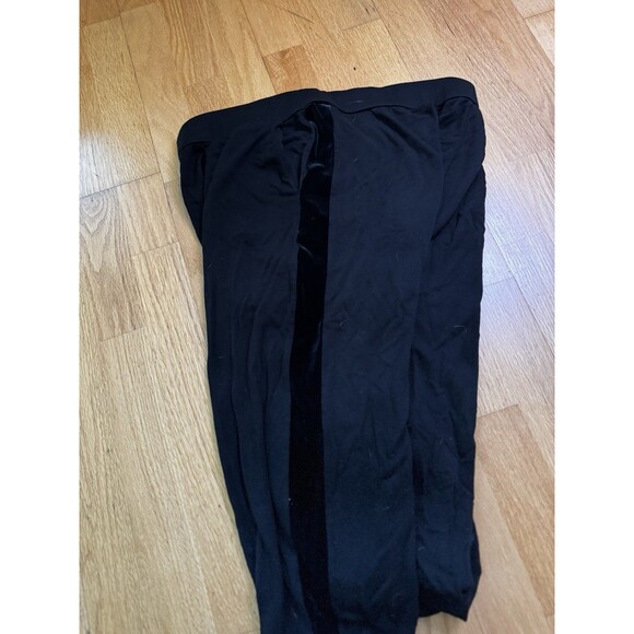 Eileen Fisher Women's Velvet Side Stripe Jogger Pants Black Petites Size PL - Picture 16 of 16